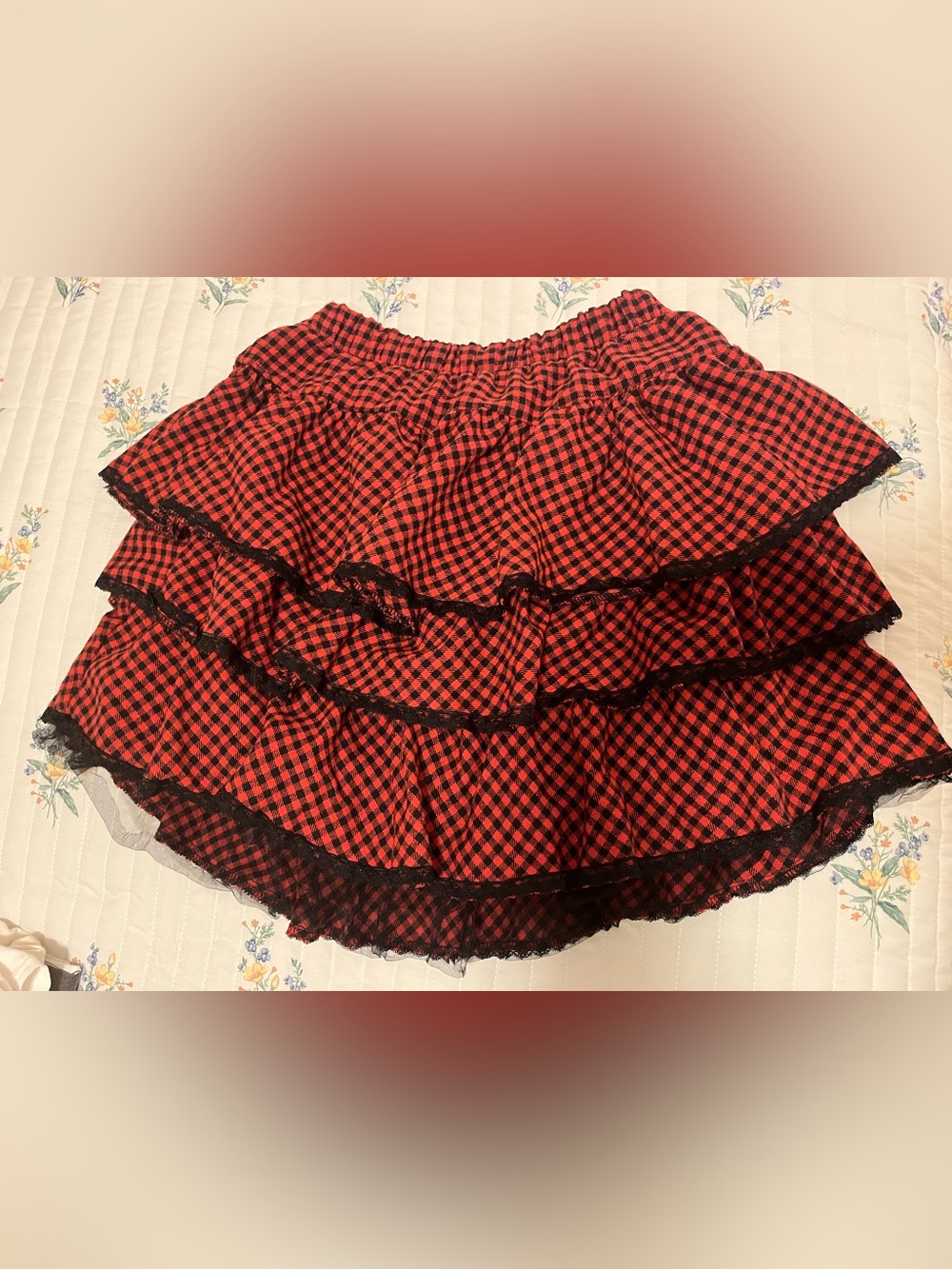 Romwe tiered skirt